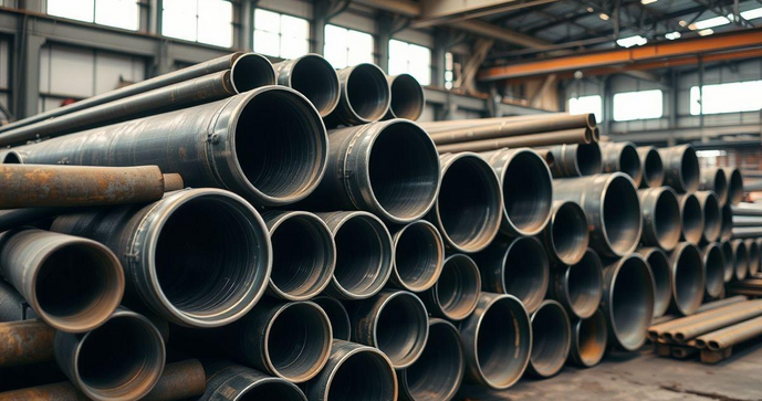 Tubos aço carbono para diversas aplicações e vantagens