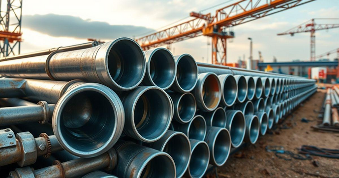 Tubos aço galvanizado são a escolha ideal para durabilidade e resistência em projetos de construção Tubos aço galvanizado são a escolha ideal para durabilidade e resistência em projetos de construção