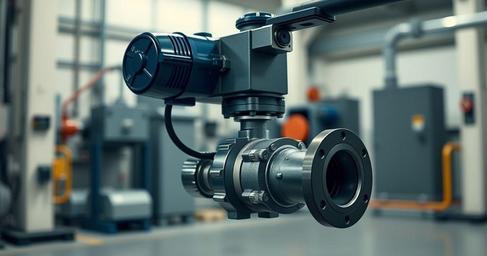 Válvula de Esfera com Atuador Pneumático Automatização Válvula de Esfera com Atuador Pneumático Automatização