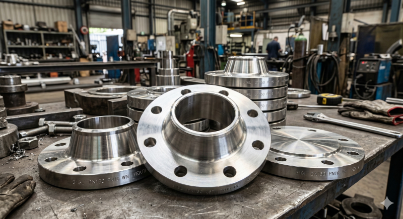 Flanges de Aço Inox: Guia Completo para Aplicações Seguras e Eficientes